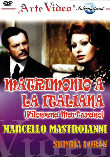 Imagen 1 de 1 de Dvd - Sofia Loren, M. Mastroianni - Matrimonio A La Italia