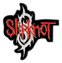 Comprar Parche Bordado Termoadhesivo Slipknot Logo S Rock Rojo Bordado