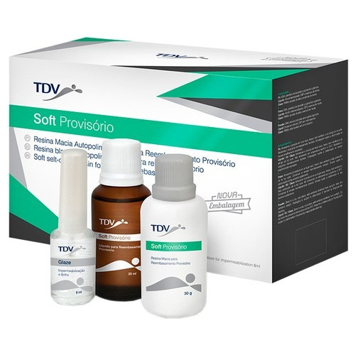 Kit Reembasador Soft Provisório Autopolimerizavel Macio Tdv