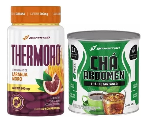 Combo Thermogenico Thermoro + Cha Abdomen 140g