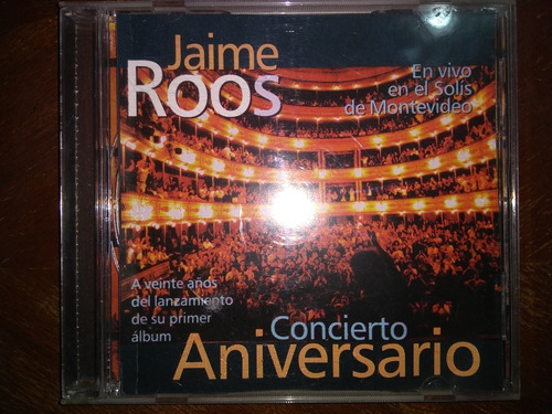Cd Jaime Ross - Concierto Aniversario 