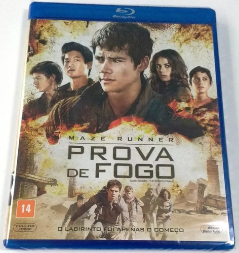 Blu-ray Maze Runner - Prova De Fogo Original Novo Lacrado