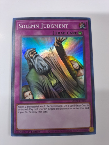 Solemn Judgment Maze-en063 Super Rare Yugioh 