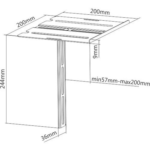 Imagen 4 de 6 de Soporte Para Canalera, Play Xbox, Dvd, De Pared O Sobre Tv