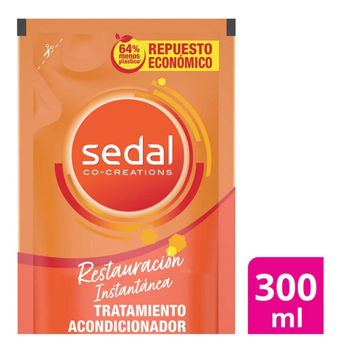 Acondicionador Sedal Restauracion Instantanea Doypack 300 Ml