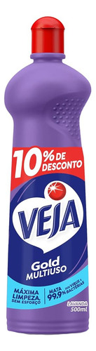 Limpador Veja Gold Multiuso Lavanda 500ml Kit 3
