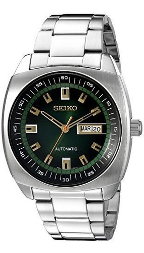 Reloj Seiko De Acero Inoxidable Plateado Para Hombres Seiko