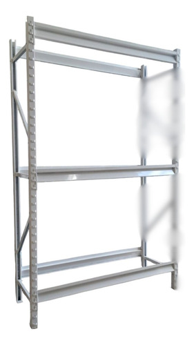 Rack De Carga Adicional 240x200x100cm 300kg P/nivel #2 Blanco
