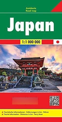 Japón, Mapa De Carreteras. Escala 1:1.000.000. Freytag & Ber