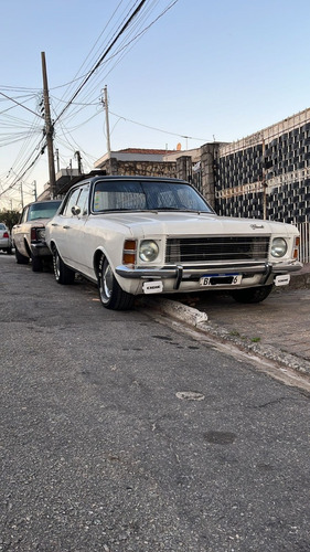 Opala 1977 4 Portas, Três Marchas Na Coluna, Teto De Vinil,