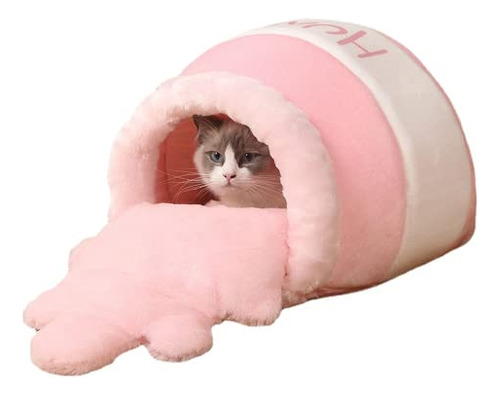 Ssdhua Sofá Cama Para Gatos Con Forma De Nido Para Gatos, L