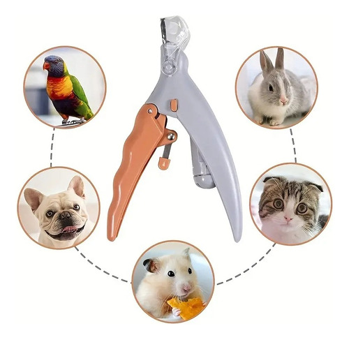 Corta Uñas Para Perro Gato Mascota Safety Con Luz Led