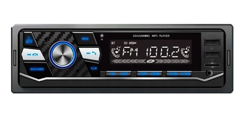 Estéreo Digital Para Auto Bluetooth Radio Fm Con Control