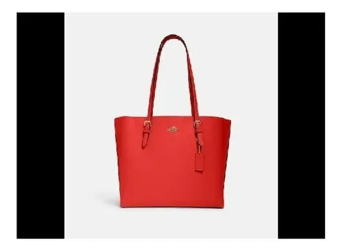 Bolsa roja coach sale