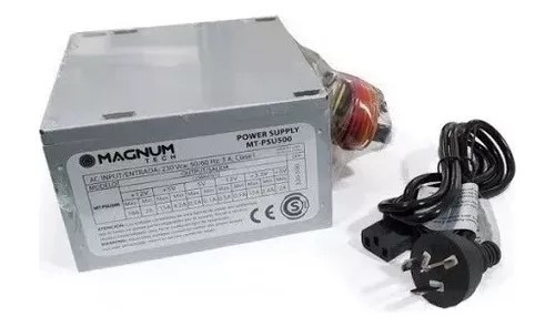 Fonte de alimentação para PC Magnum Tech MT-PSU500 500W