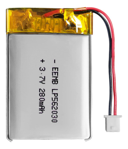 Lithium Polymer Battery 3.7v 280mah 562030 Lipo Recharg...