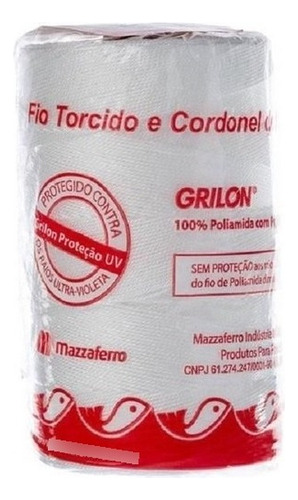 Fio Torcido Encala Grilon Branco 210/16 200 Gramas 440 Mts