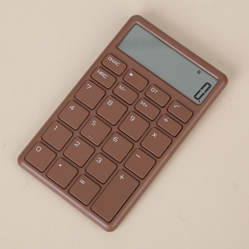 Calculadora Pequeña, Mini Pantalla Lcd Silenciosa Que Evita