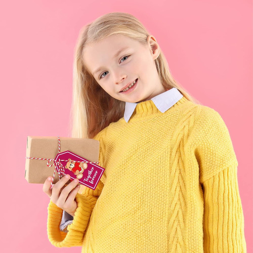 Set Etiquetas San Valentín Corazón Bricolaje Notas Pegatina