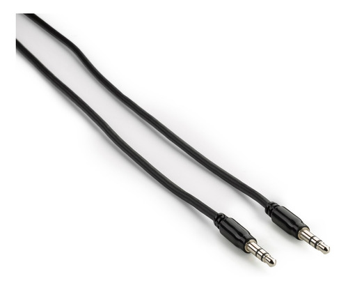 Cable De Audio 3,5 Mm A 3.5 Mm. 1,5 Mt. Negro