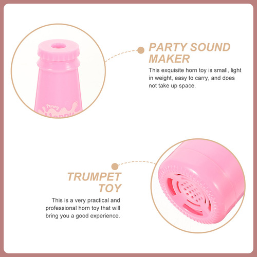 Botella De Trompeta Infantil Children Horn Toys, 3 Unidades