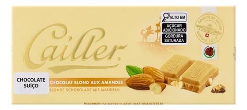Chocolat Blond Aux Amandes Cailler com amêndoa caixa 100 g