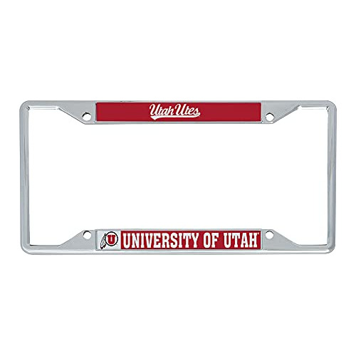 Marco De Matrícula De Metal De Universidad De Utah Ute...