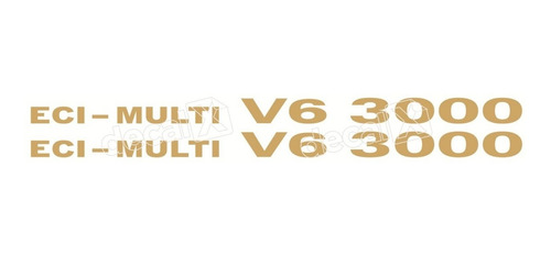 Emblema Adesivo Mitsubishi Pajero 3000 V6004