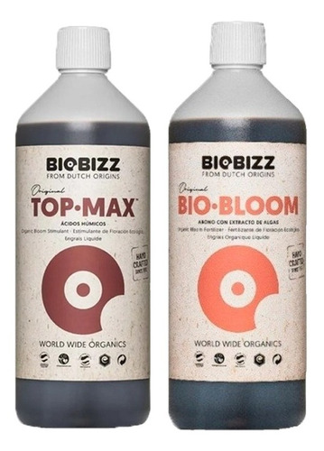 Biobizz  Top Max250ml(engorde) Y Bio Bloom 250ml