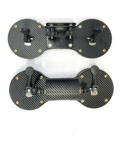 Imagem 2 de 6 de Rack De Teto Pace Com Ventosas Duplo Carbon Bike Eixo 15mm