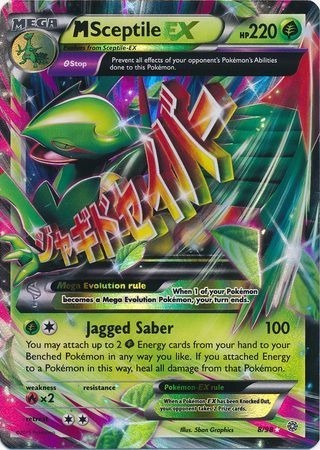 Mega Sceptile Ex 8/98 Ultra Raro Pokemon Tcg