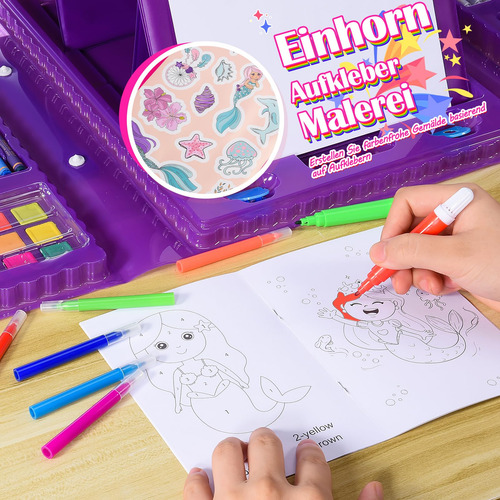 Set De Materiales De Arte Infantil Sirenas