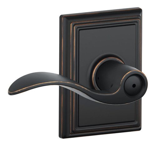 Schlage - Manija De Puerta Accent Con Moldura Addison Y Cerr