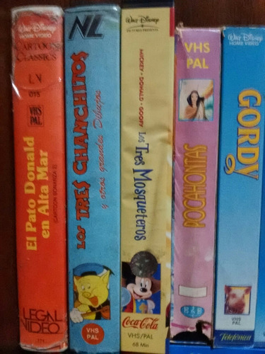 Películas Disney Surtidas - Vhs - $ Por Unidad