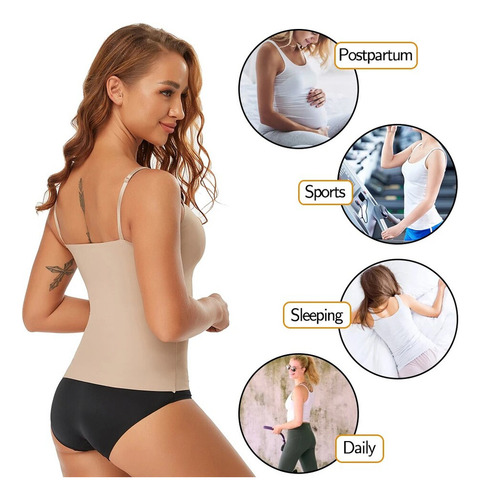 Tummy, Blusas De Control Corporal Para Mujer, Zapatillas De