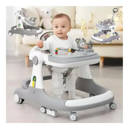 Andadera De Bebé Ajustable Caminadora Multifuncional Unisex