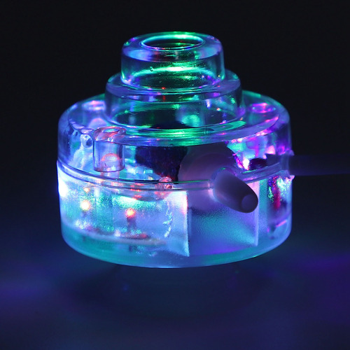 Pecera Sumergible Led Con Burbujas Coloridas Para Acuarios
