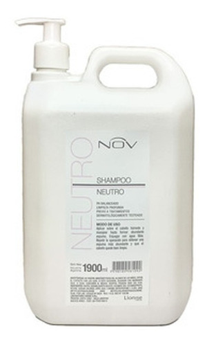 Shampoo Nov Neutro 4lts Alisados Profesional Peluquería X2