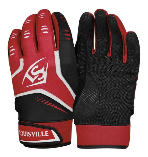 Guantes De Bateo Louisville Omaha Talla Grande Niños Rojo