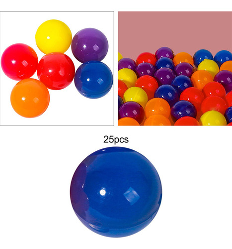 Ha 25x Bolas De Bingo Reemplazo De Bolas De Rifa Azul