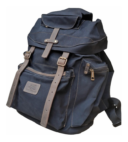 Imagen 2 de 4 de Mochila Leo Lona Algodón San Roman