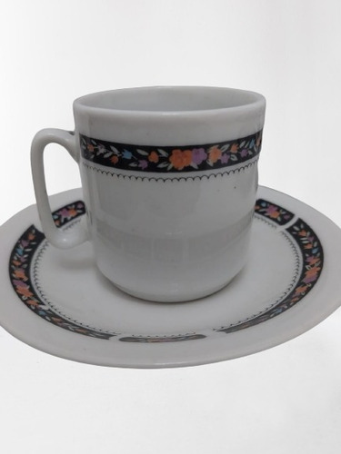 Juego Tazas De Ceramica Para Café Con Plato