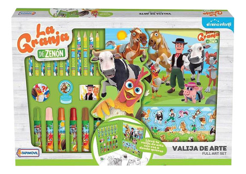 Valija De Arte De La Granja De Zenon Cod Lcg00644 Loony Toys