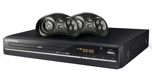 Dvd Player Karaokê 2 Microfone Duplo Mp3 Musicas  Jogos Nfe