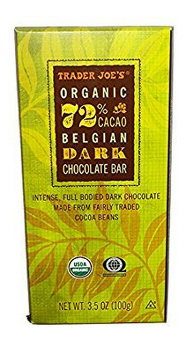 Chocolate Negro Orgánico 72% Cacao (paquete De 2)