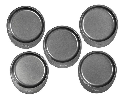 Imagen 6 de 10 de 5 Moldes Para Torta Redonda 15 Cm Wilton Titanweb