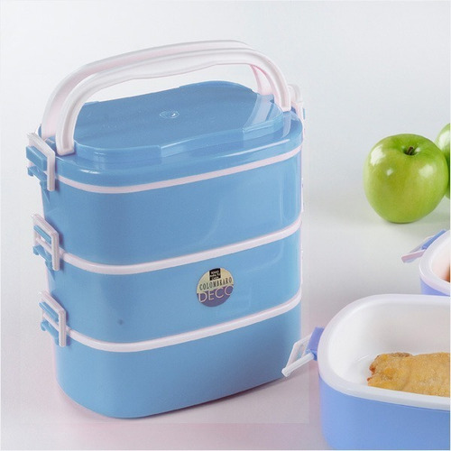 Vianda Térmica Escolar X3 Compartimentos Art 4200 Colombraro