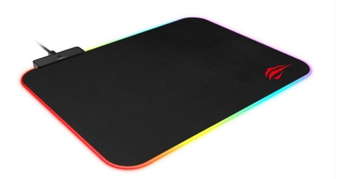 Mouse Pad Gaming Havit Con Luces, Color Negro Hv-mp901