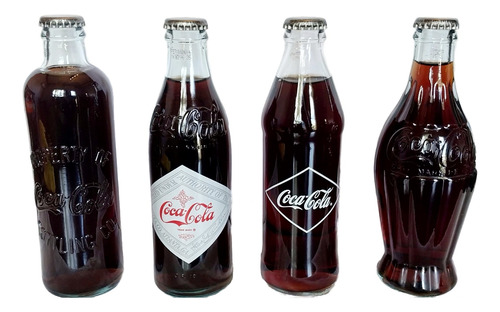 Botellas Coleccionables De Coca Cola (pack X 4 Unidades)