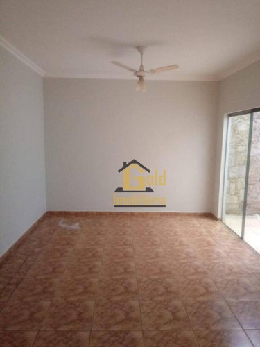 Casa Com 3 Dormitórios Para Alugar, 108 M² Por R$ 2.650,00/mês - Parque Industrial Lagoinha - Ribeirão Preto/sp - Ca0067